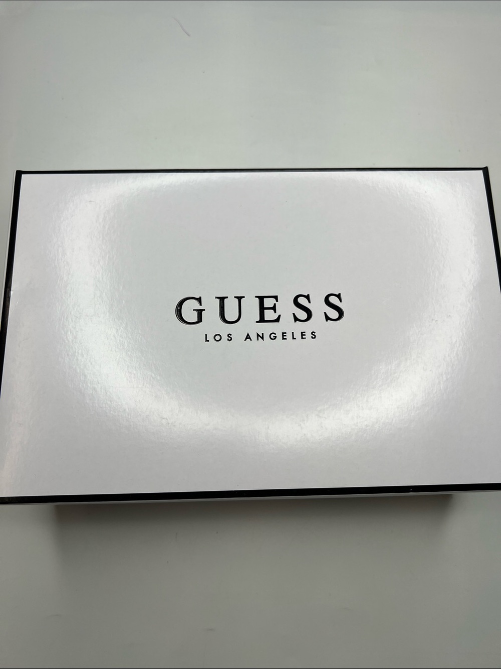 GUESS Women's Lonaa Rhinestone Cork Platform Wedge Sandals Size 7 - Picture 5 of 7